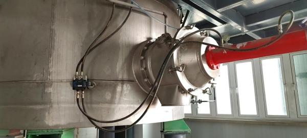 Filtragem de líquido industrial Agitado Nutsche Filtro secador de aço carbono