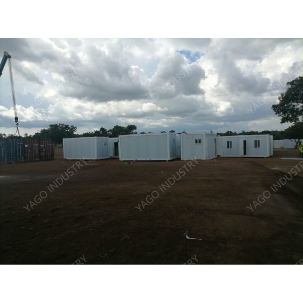 Galvanised Prefab Site Office Flat Pack Container Modular Factory House Units