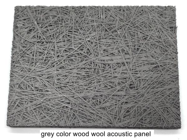 Class Room Ceiling Tile Hanging Suspened Sound Absorption Wood  Wool Acoustic Panel
