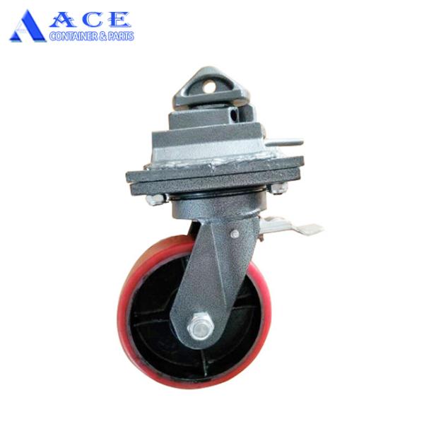 ISO Shipping Container Moving Caster Wheels Heavy Duty Swivel Rigid Customized OEM Support