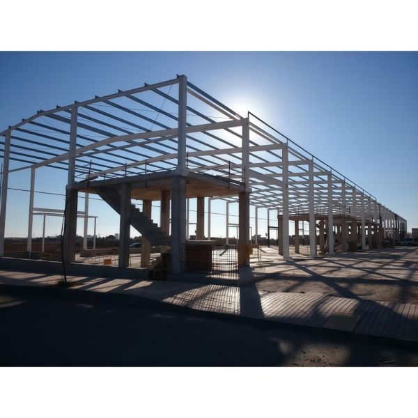 Galvanized Prefabricated PEB Steel Building Warehouse For Industrial Storage Anti Seismic