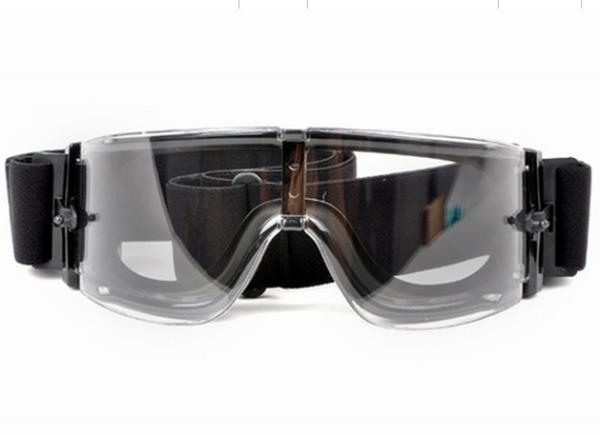 UV Protection Anti Fog Ski Googles , Outdoor Game Military Safety Goggles