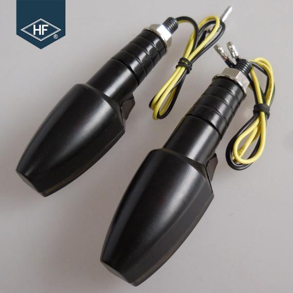 Black BM1290 Plastic Motorcycle Turn Signal Lights For Honda / Yamaha / KTM