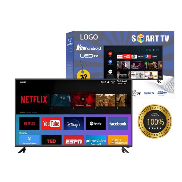 Téléviseur LED sans cadre Téléviseur intelligent LED 32 50 55 65 pouces