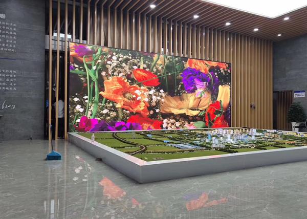 Painel de parede video alugado conduzido 500x500mm da tela de exposição P3.91 exterior