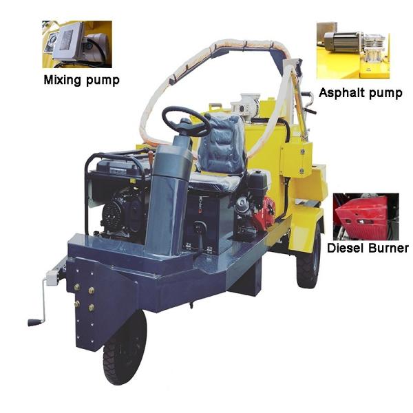 350L Asphalt Pavement Patching Equipment Filing Crack Road Surface Sealing Machine