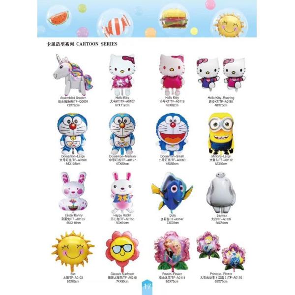 Polkdot aluminium foil balloon cartoon foil balloon