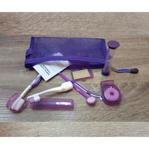 8 en 1 Kit de instrumentos de ortodoncia dental de plástico para el mantenimiento de la higiene oral