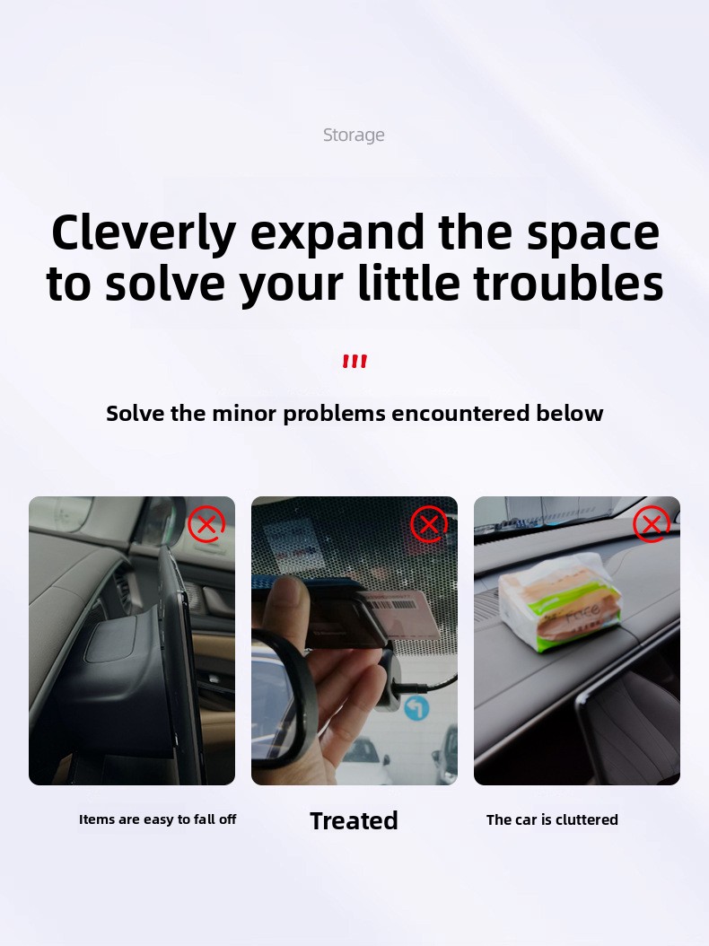 For Dashboard Central Control Screen Storage Box Compatible with 22-23 Models Car Dedicated Modified Organizer Interior Parts