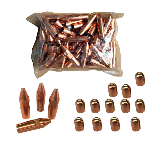 astuces d'électrodes de soudage par points de résistance de place de 50pcs/Box CuCrZr