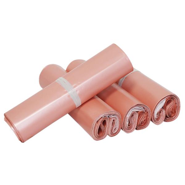 Противоположные розовые полипочтовые пакеты Розовые пакеты для доставки с самозапечатывающейся дверью