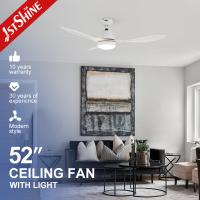 Lumière en plastique de ventilateur de plafond à haut régime LED Dimmable avec télécommande