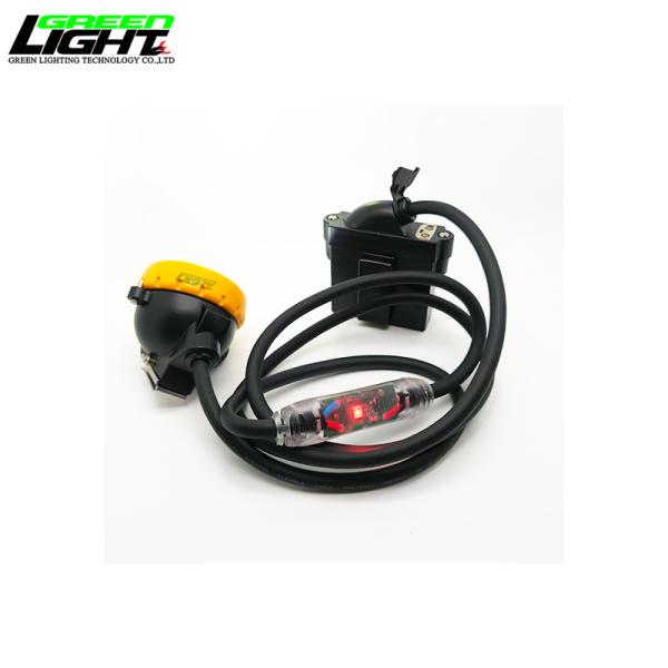 NEW Led Mining Lights Kl5ms with Rear Flashing Warn Light, Mining Helmet Corded Light Rechargeable