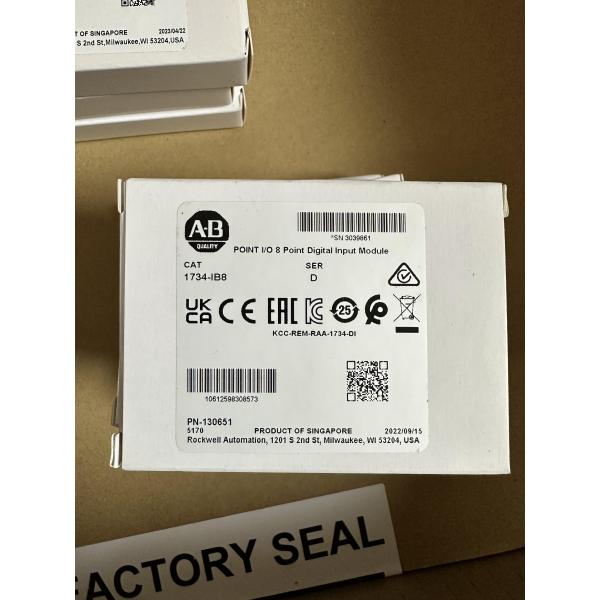 Allen Bradley 1734-IB8 POINT IO Модуль оснащен восемью дискретными входными каналами