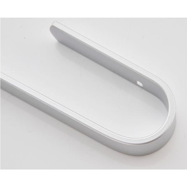 Fire Resistant Wall Mounted Silver 24cm Steel Shoes Rack