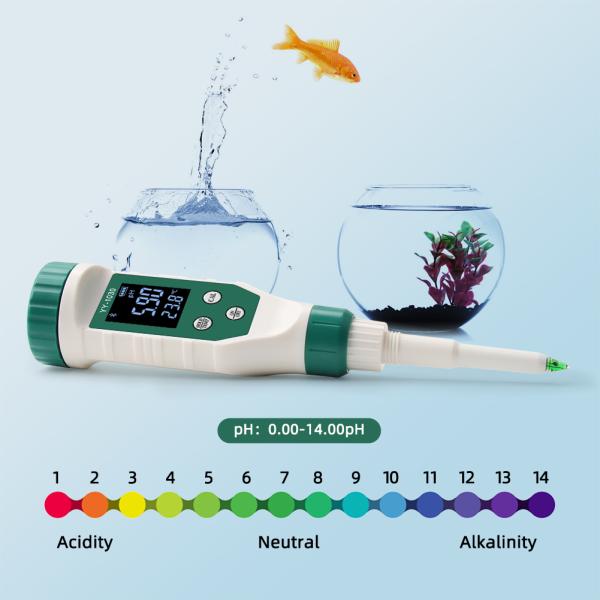 ワイヤレス デジタル ブルーテッド PH 検出器 PH メーター 食品,肉,チーズ 化粧品 汎用 精度