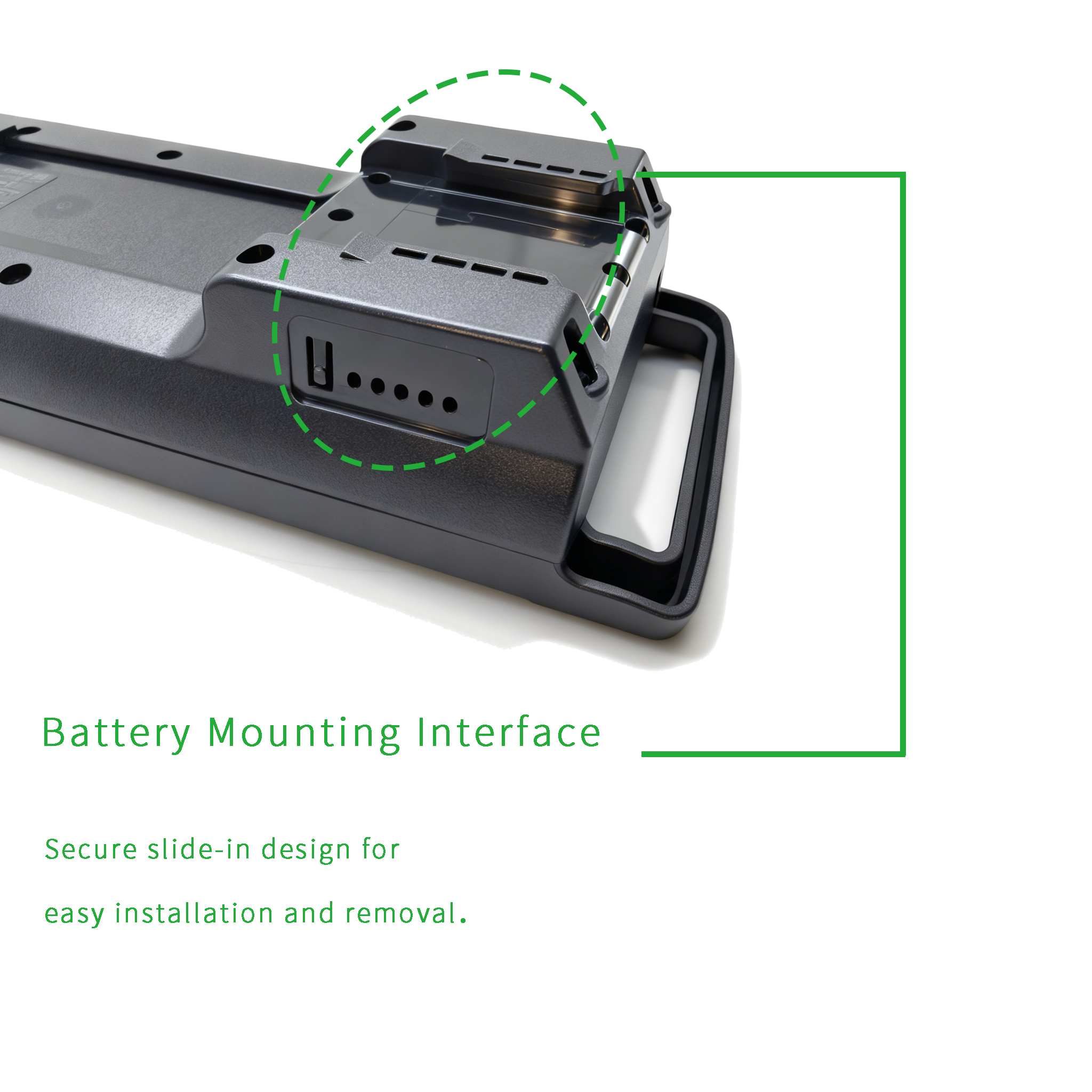 36V 10.4Ah Li-ion Battery Pack for Electric Bikes, Rechargeable E-Bike Battery 374Wh