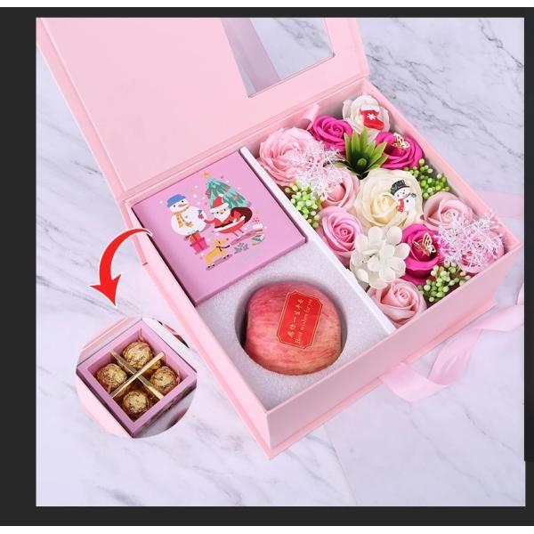 Wholesale Christmas Gift Soap Rose Flower Gift Box For Friend