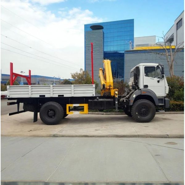 Dongfeng 8-12t Heavy Duty Truck Mounted Crane With Straight Arm
