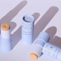 Biodegradable Paper Tube Packaging For Natural Deodorants Push Cardboard Tube Packaging Lip Balm Tubes On Kraft Paper