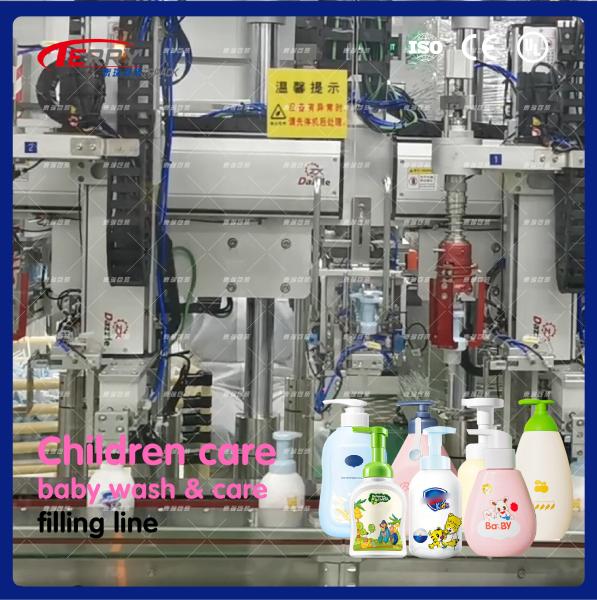 8 Heads Dishwashing Liquid Filling Machine with Multiple Specifications