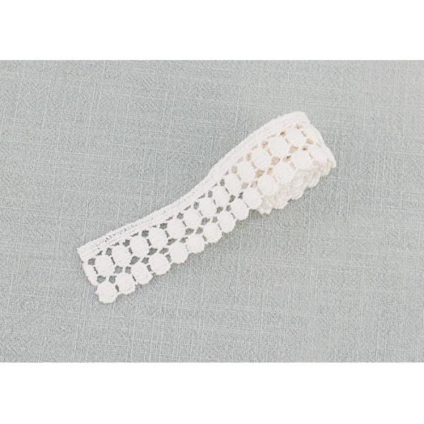 Белым вышитая гипюром отделка шнурка хлопка отделки шнурка органическая швейцарская для лифчика