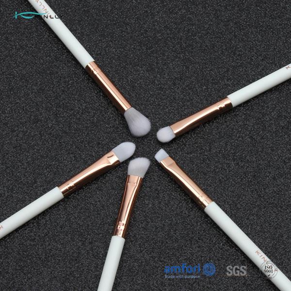 Cepillos suaves del maquillaje del plástico del ODM de la cerda 5PCS