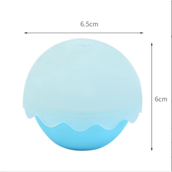 Flexible Silicone Ice Ball Mold 2.4 Inch Durable Whiskey Spheres for Ice Cream Tools