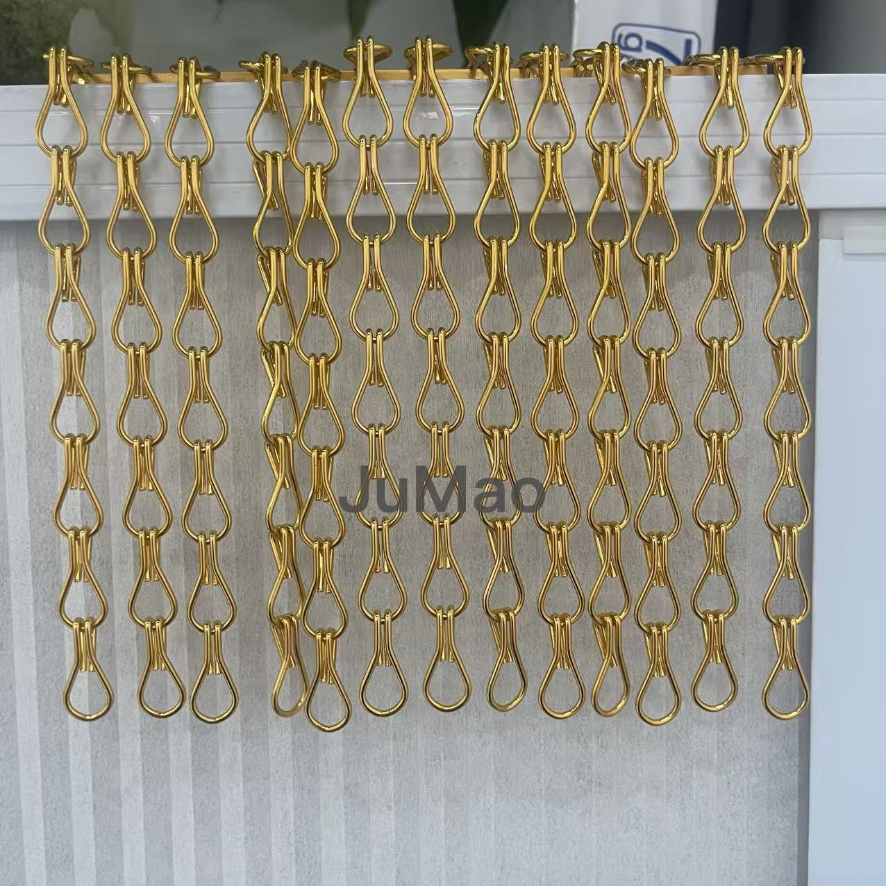 Ceiling Mounted Decorative Metal Curtains Suit The Space Perfect For In Conference Rooms Lobbies And Retail Environments