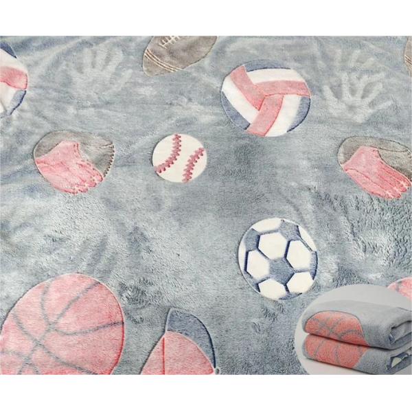 500g patrón de festival cubierta de manta que brilla en la oscuridad para el aire acondicionado de la cama