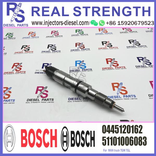 0445120162 Common Rail Injector System 51101006083 For MAN Truck TGM TGL