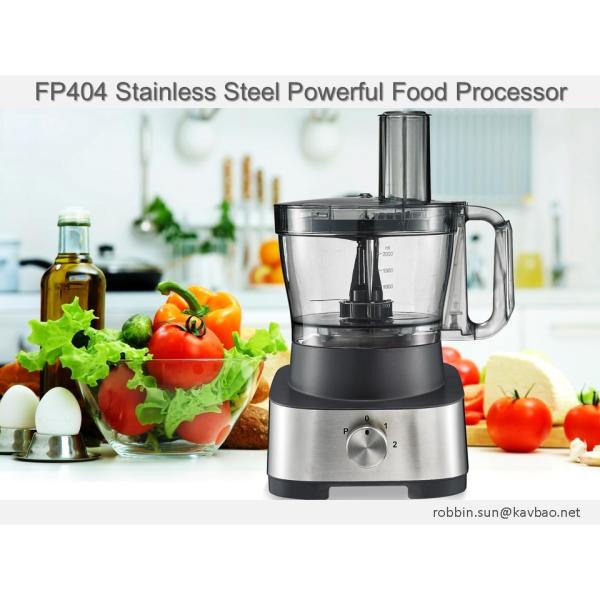 Food Preparation Stainless Steel Food Processor 1000W XL Bowl