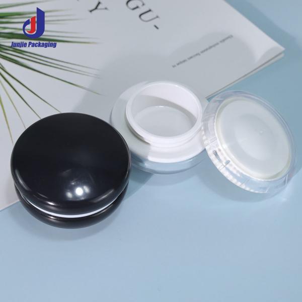Eye Cream 10g/25g Volume Luxury Black White Face Cream Bottle Container 20g 15ml Perfume Bottles Cosmetic Jars