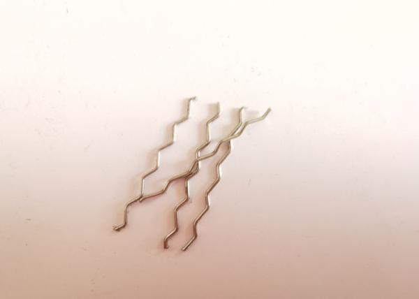 Q195 Waved Steel Fiber 25-60mm Length Cold Drawn Material