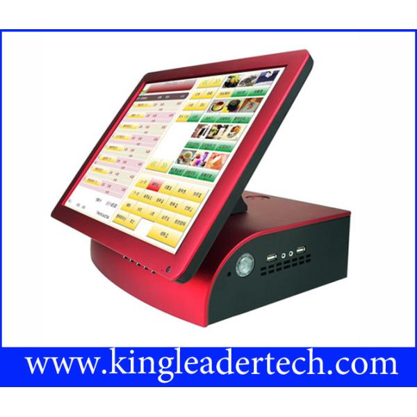 Компакт 15" стержень касания Pos черноты для ресторана, адвокатского сословия,