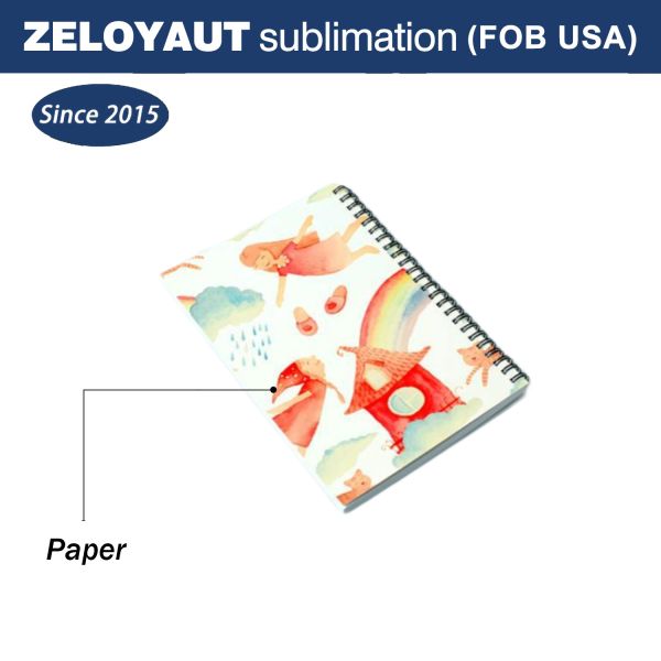 Wholesale Custom Logo Printed A5 Dotted Notebook Sublimation Heat Press Paper Personal Blanks for Promotional Loose Notebook