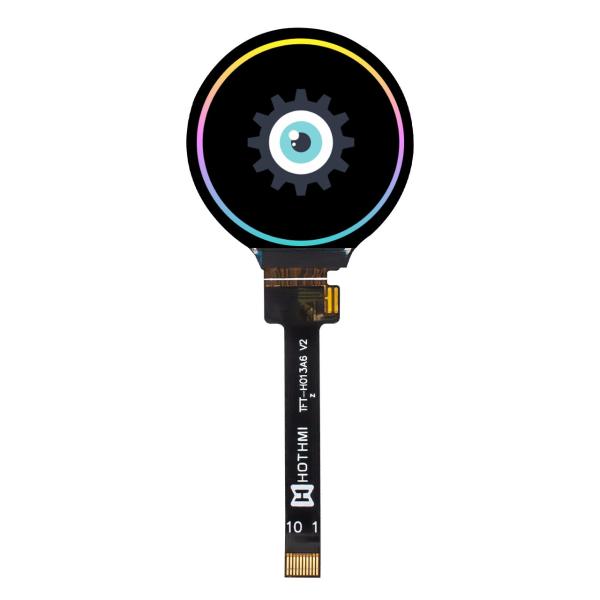 1.3 Inch Round TFT LCD Display With GC9A01 Controller | Sunlight Readable