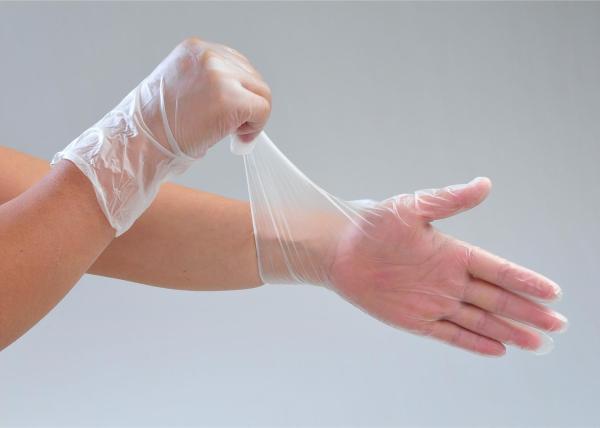 Do alimento descartável livre do PVC das luvas da mão do látex do XL XXL luvas seguras do vinil