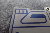 Llavero promocional grabado en relieve forma de encargo del regalo TPU del llavero del gas TUP del logotipo de la impresión