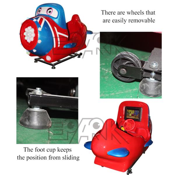 Miami Animal Coin Operated Kiddie Rides Mini Swing Machines For Funfair