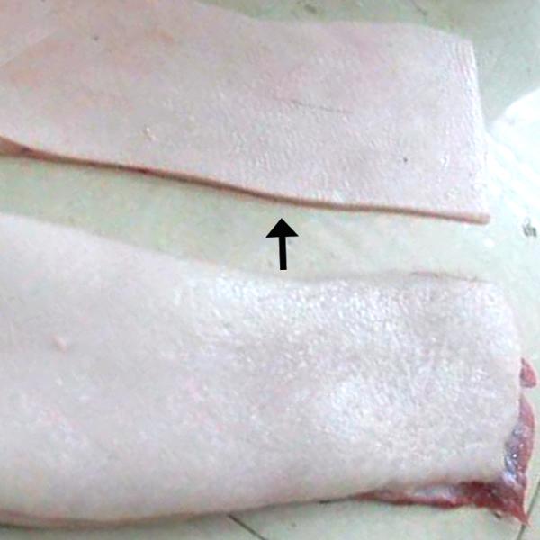 La piel completamente automática del cerdo quita la cortadora/la peladora de la carne de cerdo