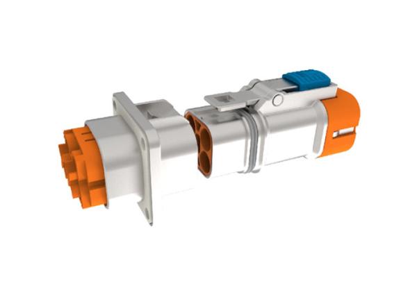 Poka Yoke 2 Pin 120A EV Battery Connector Plug Waterproof