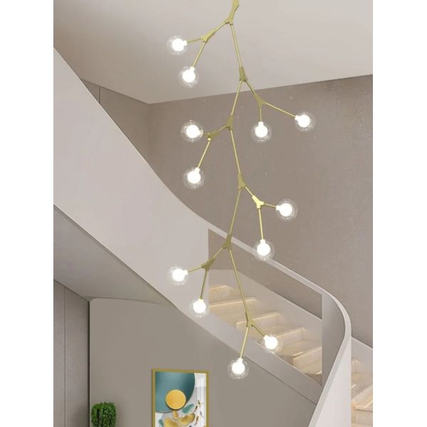 Staircase Hanging Lamps Attic Staircase Lighting Glass Pendant Light (WH-NC-150)