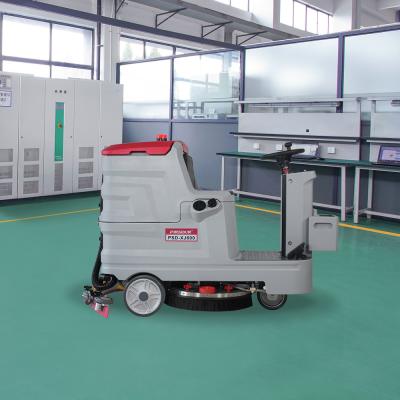 Electric Cordless Commercial Ride On Floor Scrubber Washing Machine