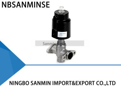 Pneumatically Operated 3 - Way Angle Seat Valve Manifold Valve Type JDF1300