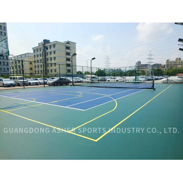 Устойчивое основания тангажа площадки для бадминтона винила PU кремния резиновое справляясь УЛЬТРАФИОЛЕТОВОЕ