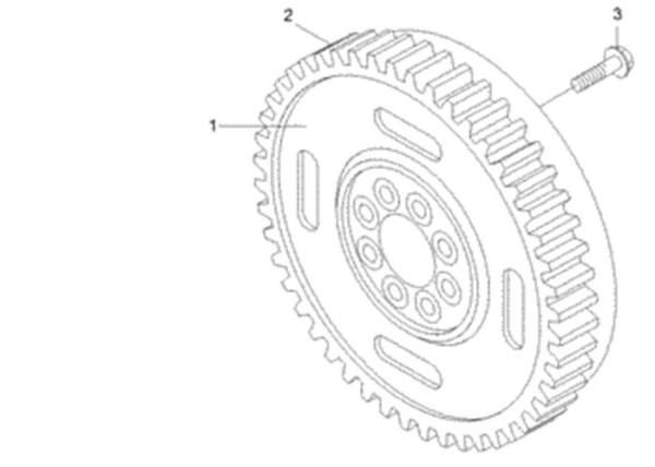 3893811 peças de motor da máquina escavadora de Hyundai R450LC7 R500LC7 do volante