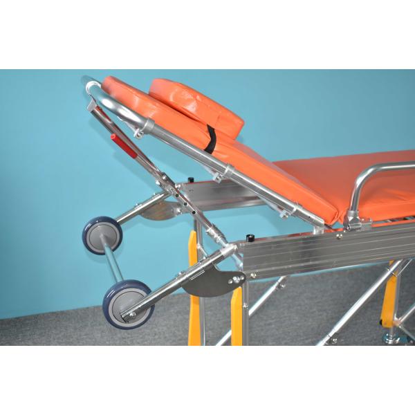 Carruaje de recuperación de pacientes de alta calidad Material de aleación de aluminio Producto médico Plegable de ambulancia