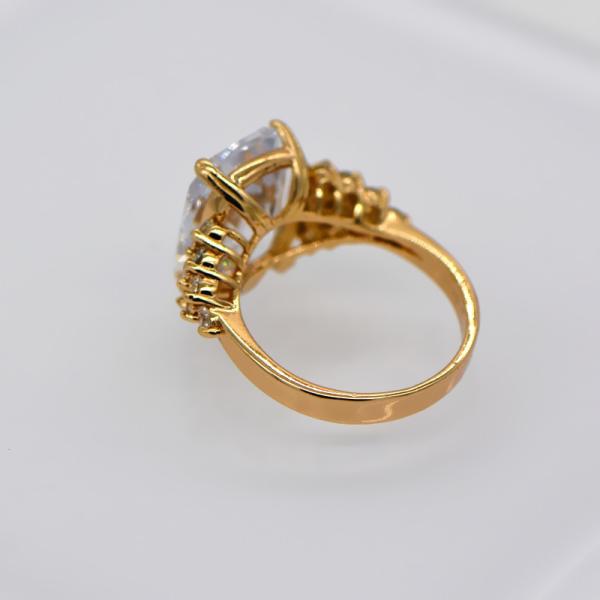 unique rectangle AAA+ Swiss Cubic Zircon jewelry gift woman ring fashion jewelry