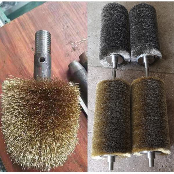 Size 420 * 200mm Mechanical Cleaning Brush Polishing And Rust Removal Brush Roller